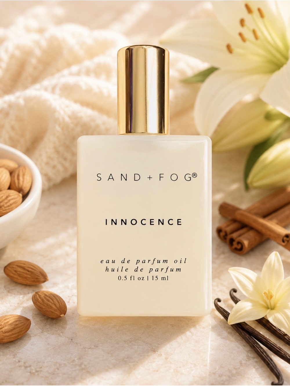 NEW SAND+FOG Innocence Eau de Parfum Oil - Roller 0.5 oz / 15 ml